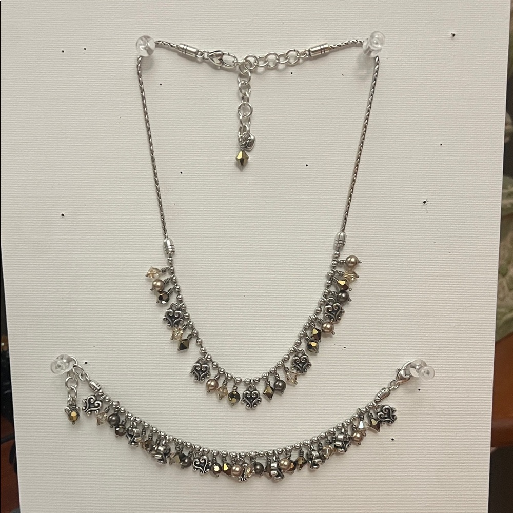 Brighton Silver and Gold Women's Jewelry Set